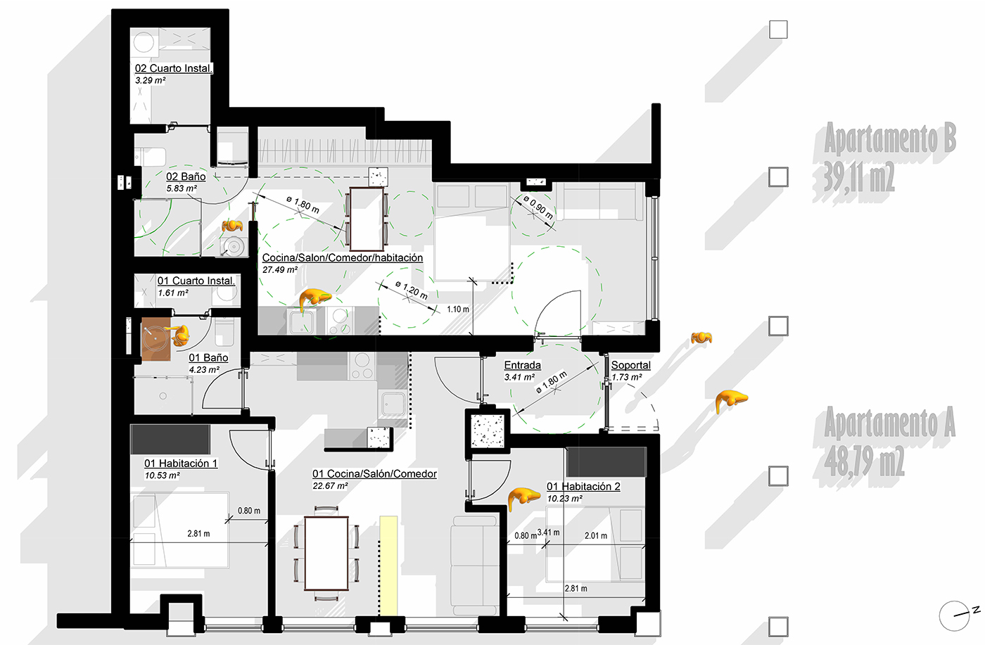 Proyecto apartamentos turísticos en Gipuzkoa